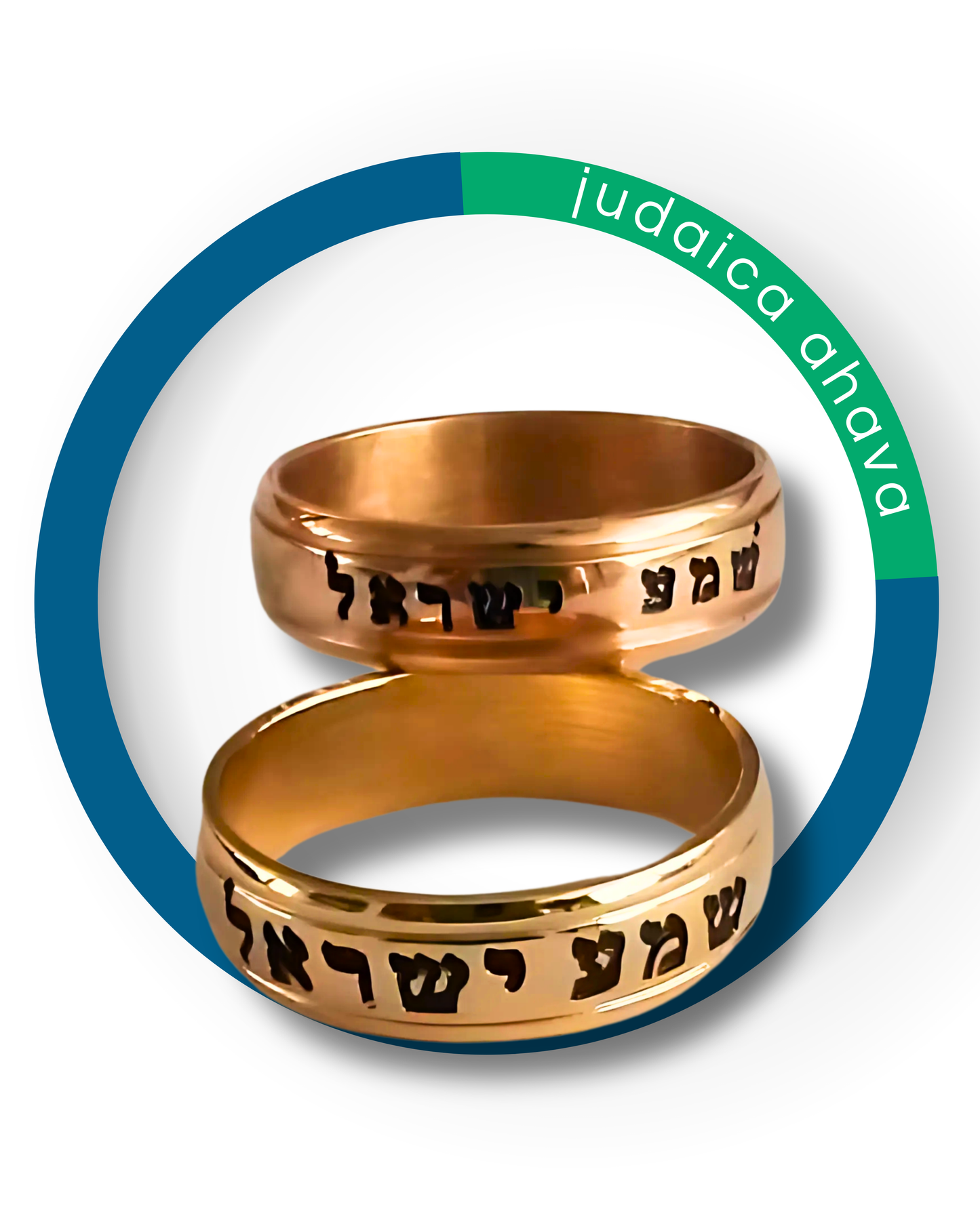 Anillo Shema Israel Dorado