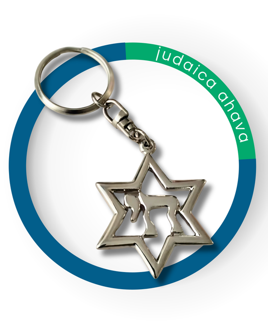Llavero Jai + Maguen David